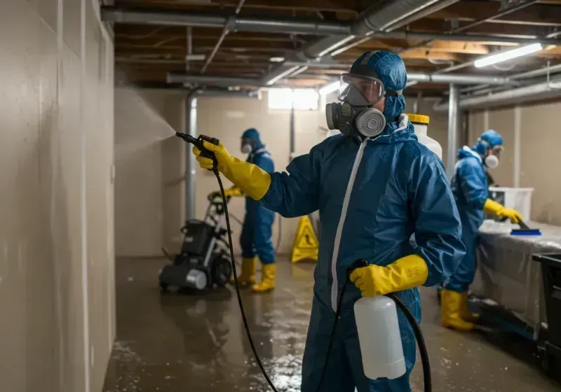 Basement Sanitization and Antimicrobial Treatment process in Gassville, AR